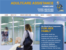 Tablet Screenshot of adultcareassistance.com